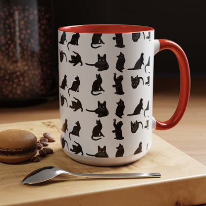 Cats 2-Tone Coffee Mug