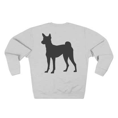 Basenji Silhouette Unisex Crewneck Sweatshirt
