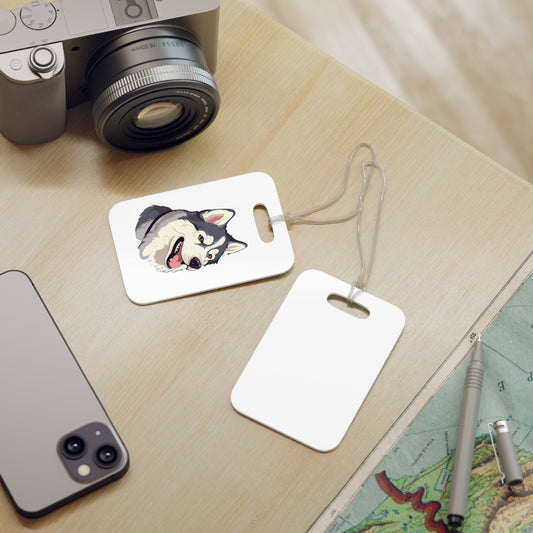 Malamute Head Luggage Tag