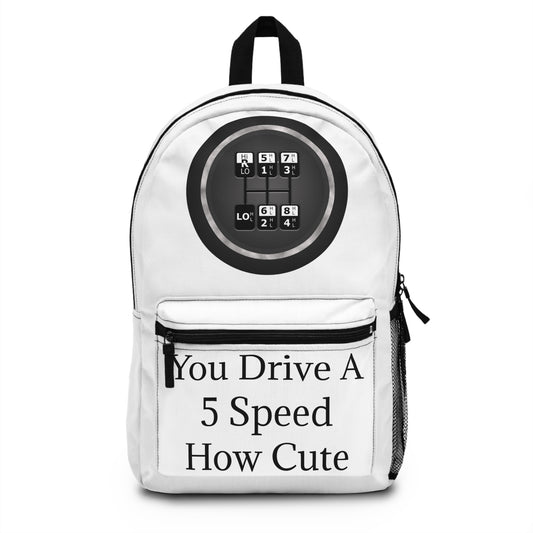 5 Speed How Cute Backpack