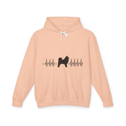 My Heart Beats For Samoyeds Unisex Lightweight Hoodie