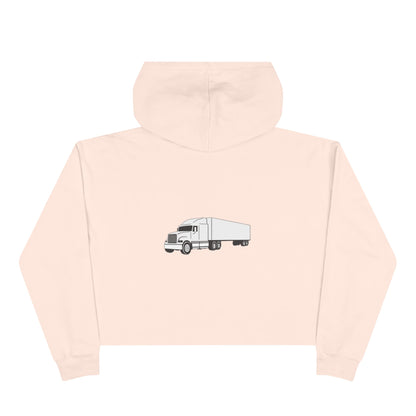 Semi Truck Women's Crop Hoodie