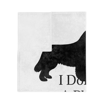 Plumbing Emergency Velveteen Microfiber Blanket