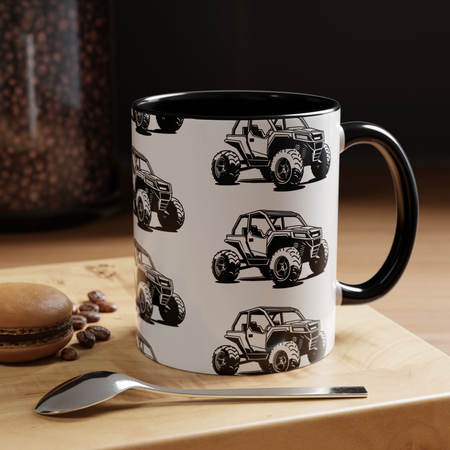 Off The Beaten Path Side By Side 2-Tone Coffee Mug