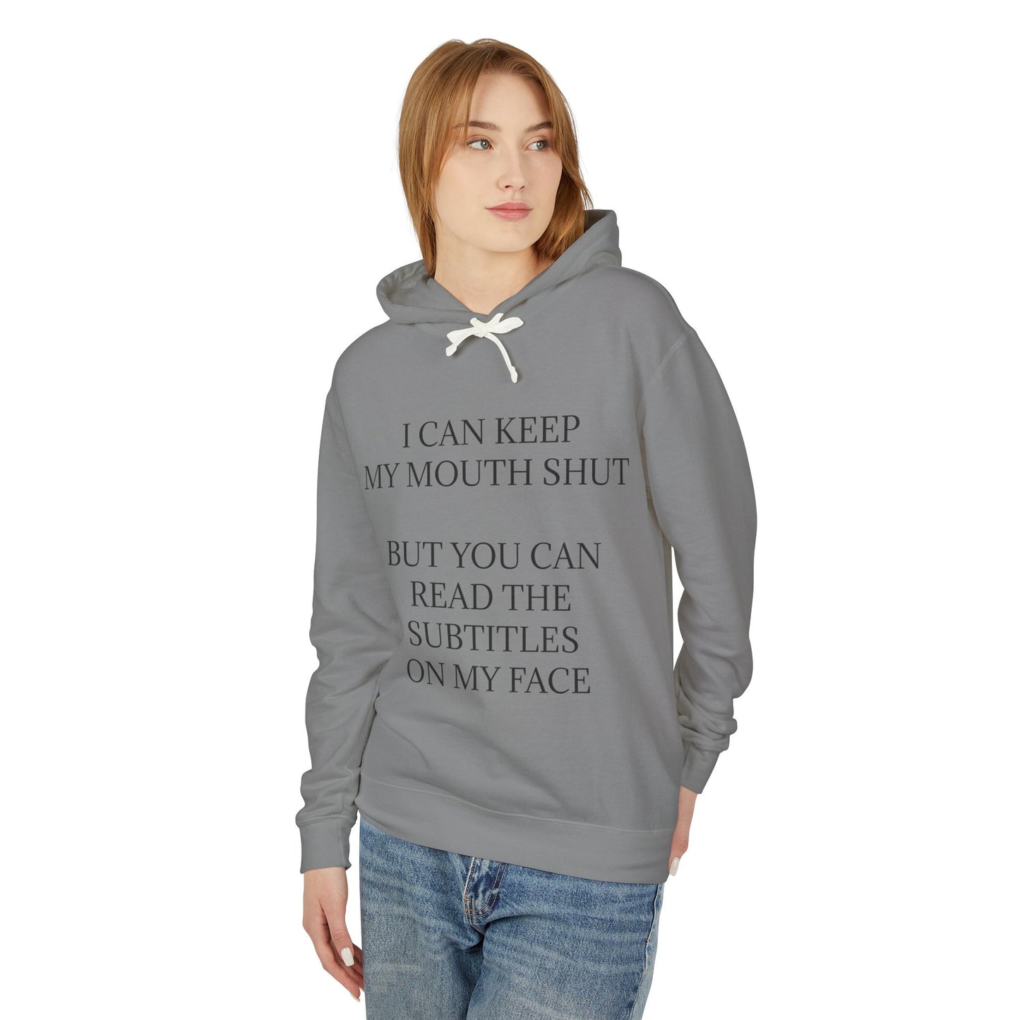Subtitles Unisex Lightweight Hoodie