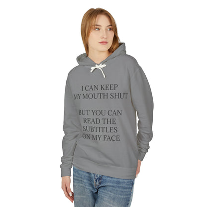 Subtitles Unisex Lightweight Hoodie