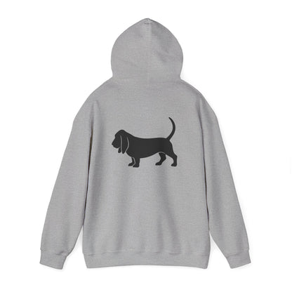 Basset Hound Silhouette Unisex Hoodie