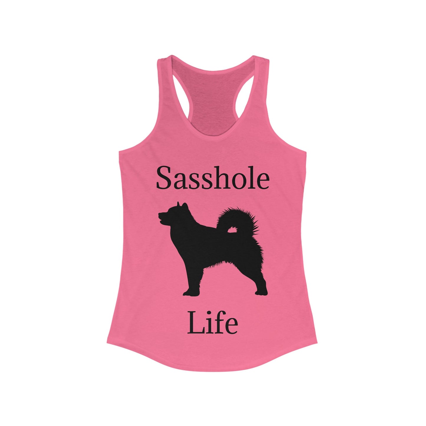 Sasshole Life Women's Racerback Tank