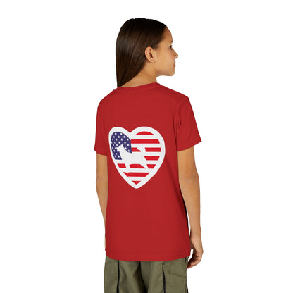 Malamute Flag Youth Unisex Short Sleeve Crewneck Tee