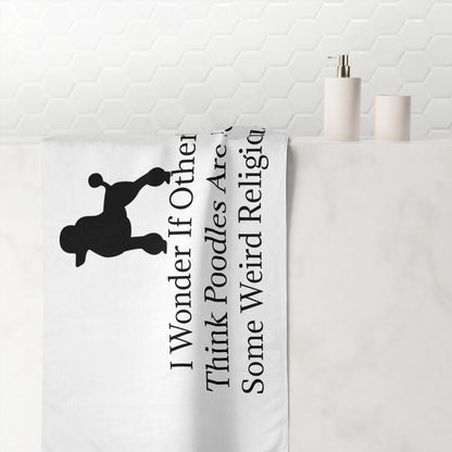 I Wonder Mink-Cotton  Beach Towel