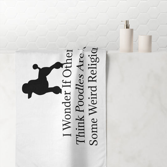 I Wonder Mink-Cotton  Beach Towel