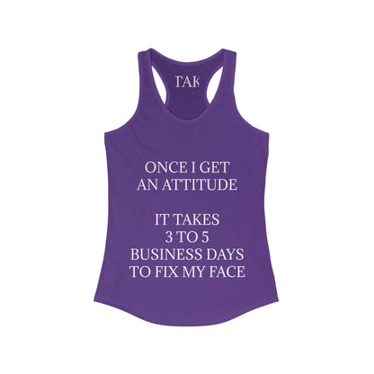 Fix My Face Women's Racerback Tank
