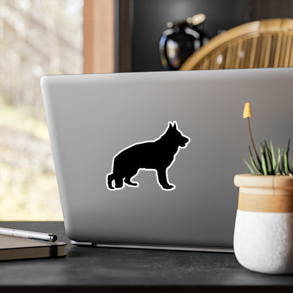 German Shepherd Silhouette Vinyl Decal