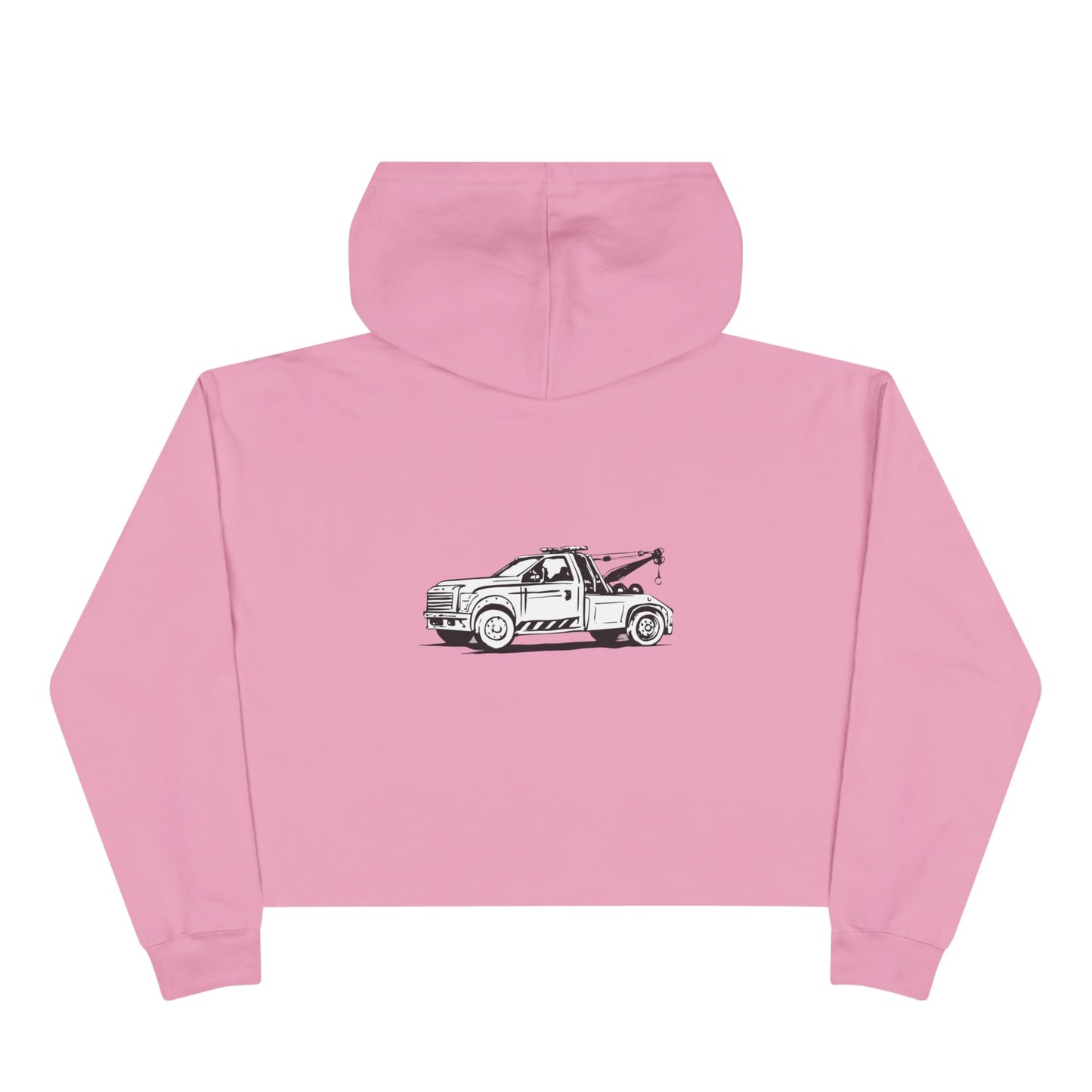 Wheel Lift Tow Truck Women's Crop Hoodie