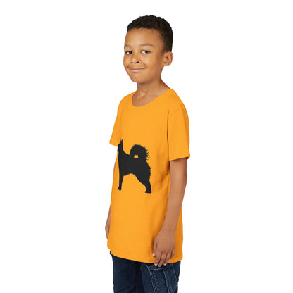 Malamute Silhouette Youth Unisex Short Sleeve Crewneck Tee
