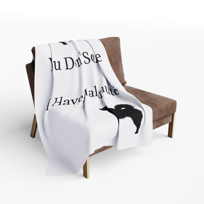 You Don't Scare Me Arctic Fleece Blanket