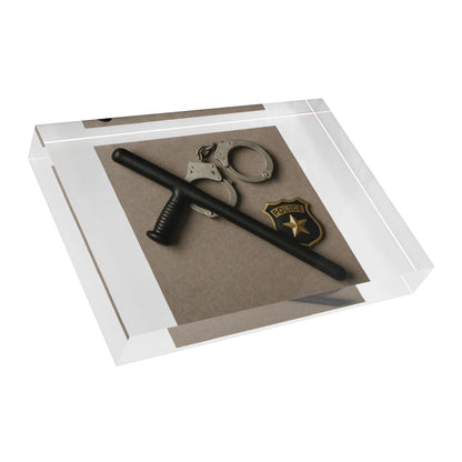 Law Enforcement Appreciation Acrylic Photo Block