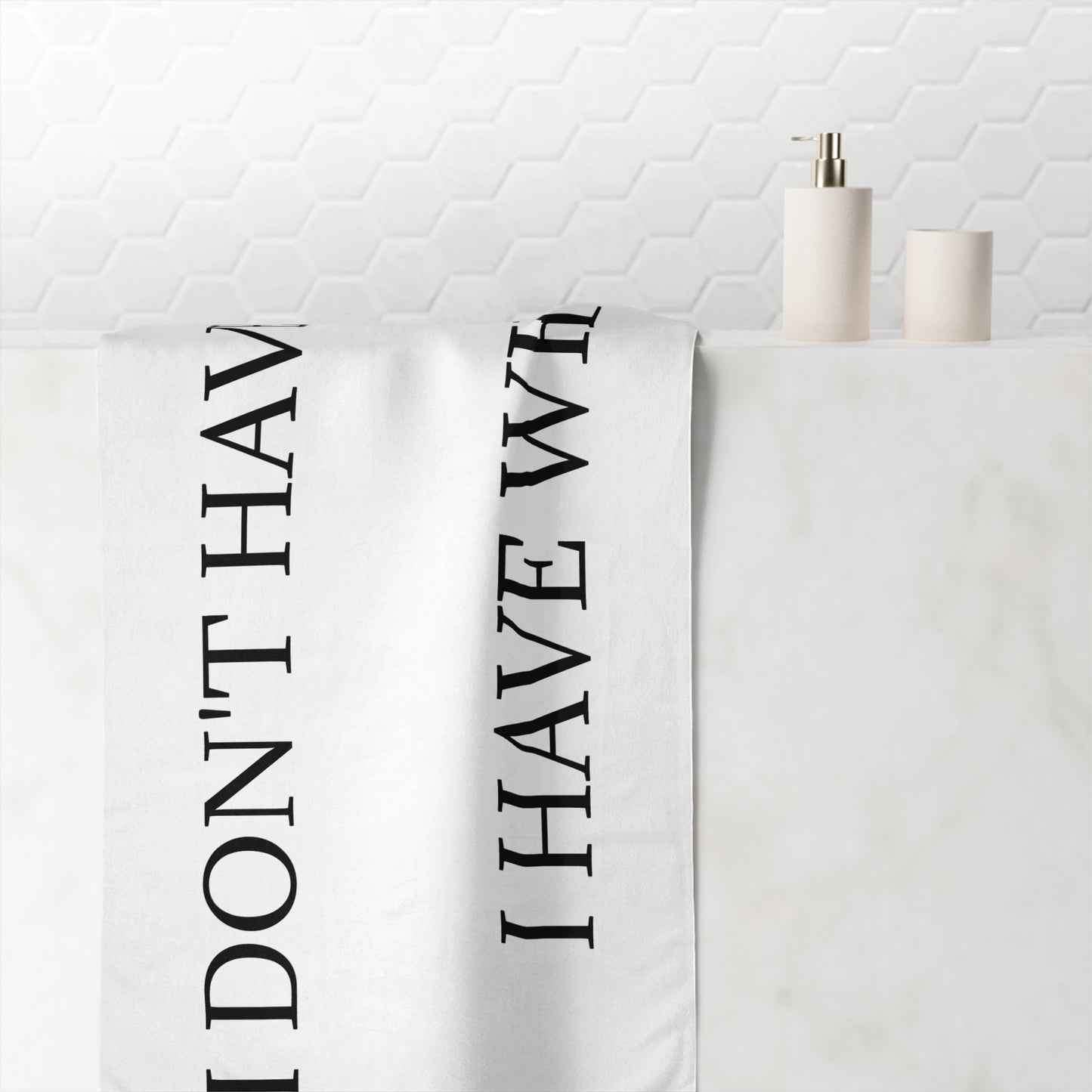 X's And Y's Mink-Cotton  Beach Towel