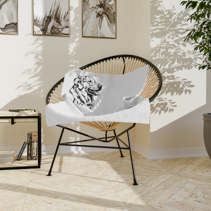 For The Love Of Gold Velveteen Microfiber Blanket