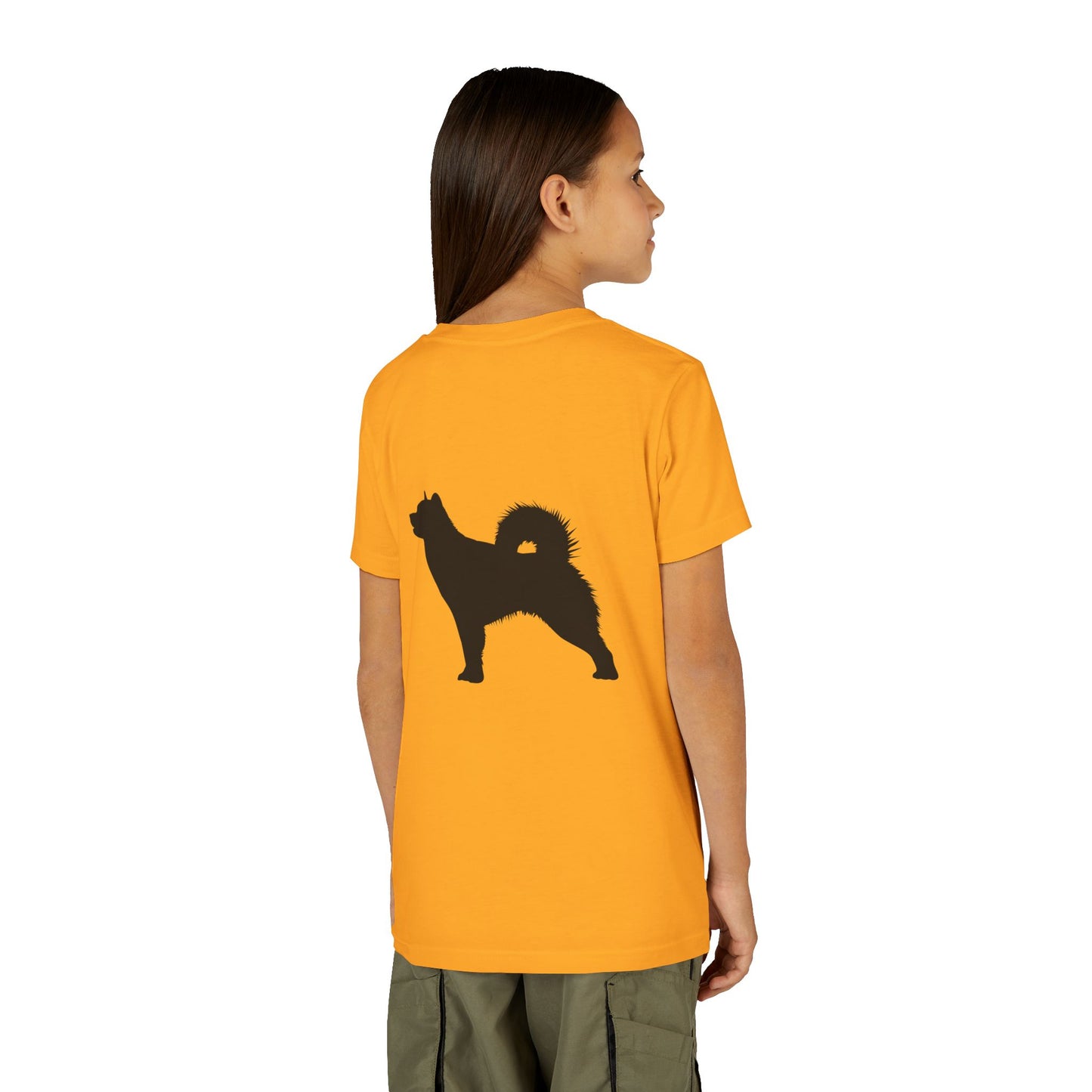 Malamute Silhouette Youth Unisex Short Sleeve Crewneck Tee