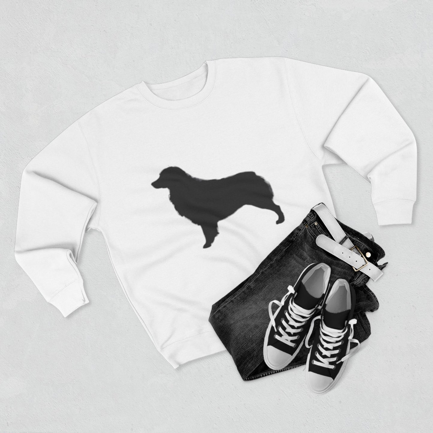 Aussie Silhouette Unisex Crewneck Sweatshirt