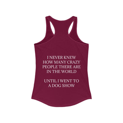 Never Knew Women's Racerback Tank