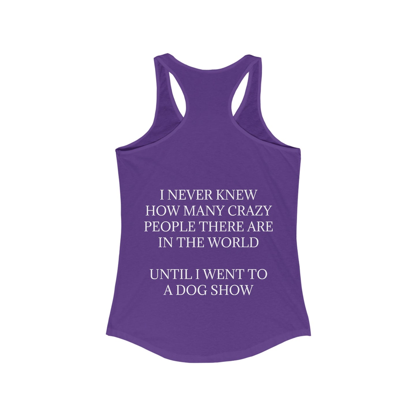 Never Knew Women's Racerback Tank