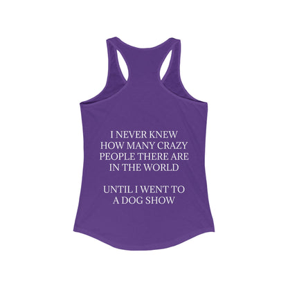 Never Knew Women's Racerback Tank
