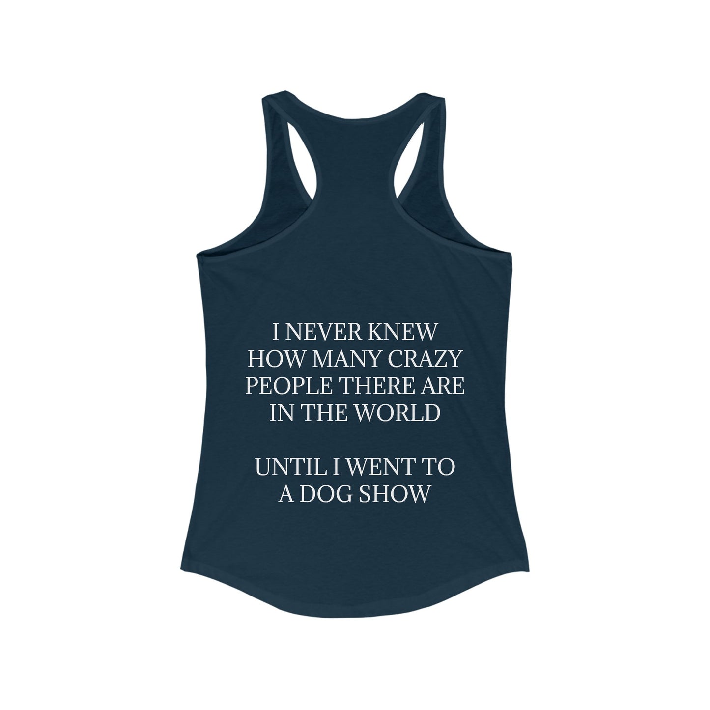 Never Knew Women's Racerback Tank