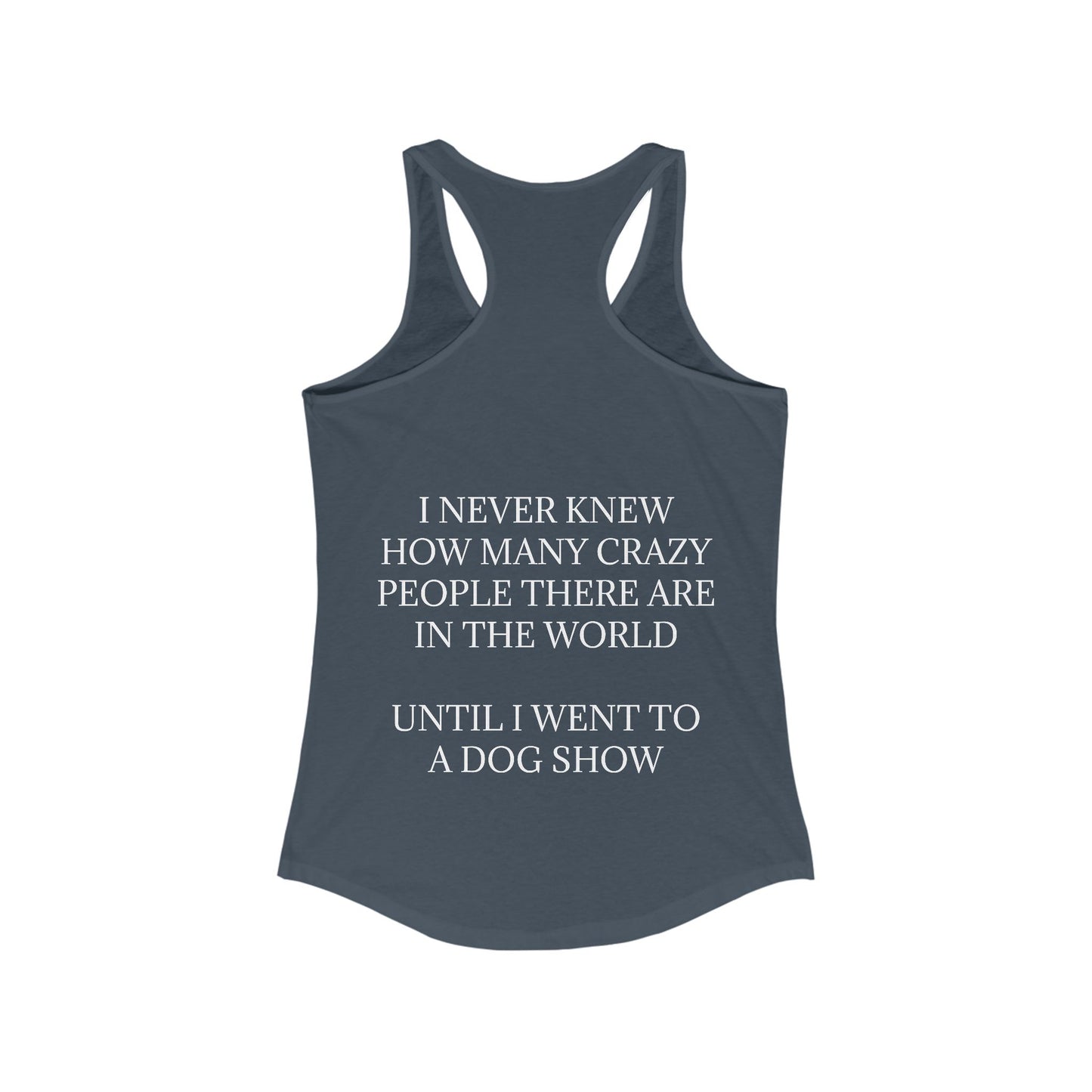 Never Knew Women's Racerback Tank