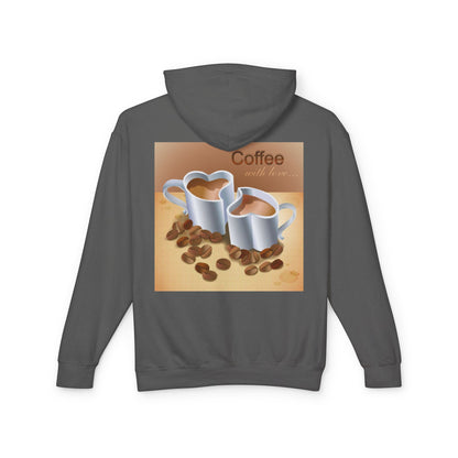 Coffee With Love Unisex Lightweight Hoodie