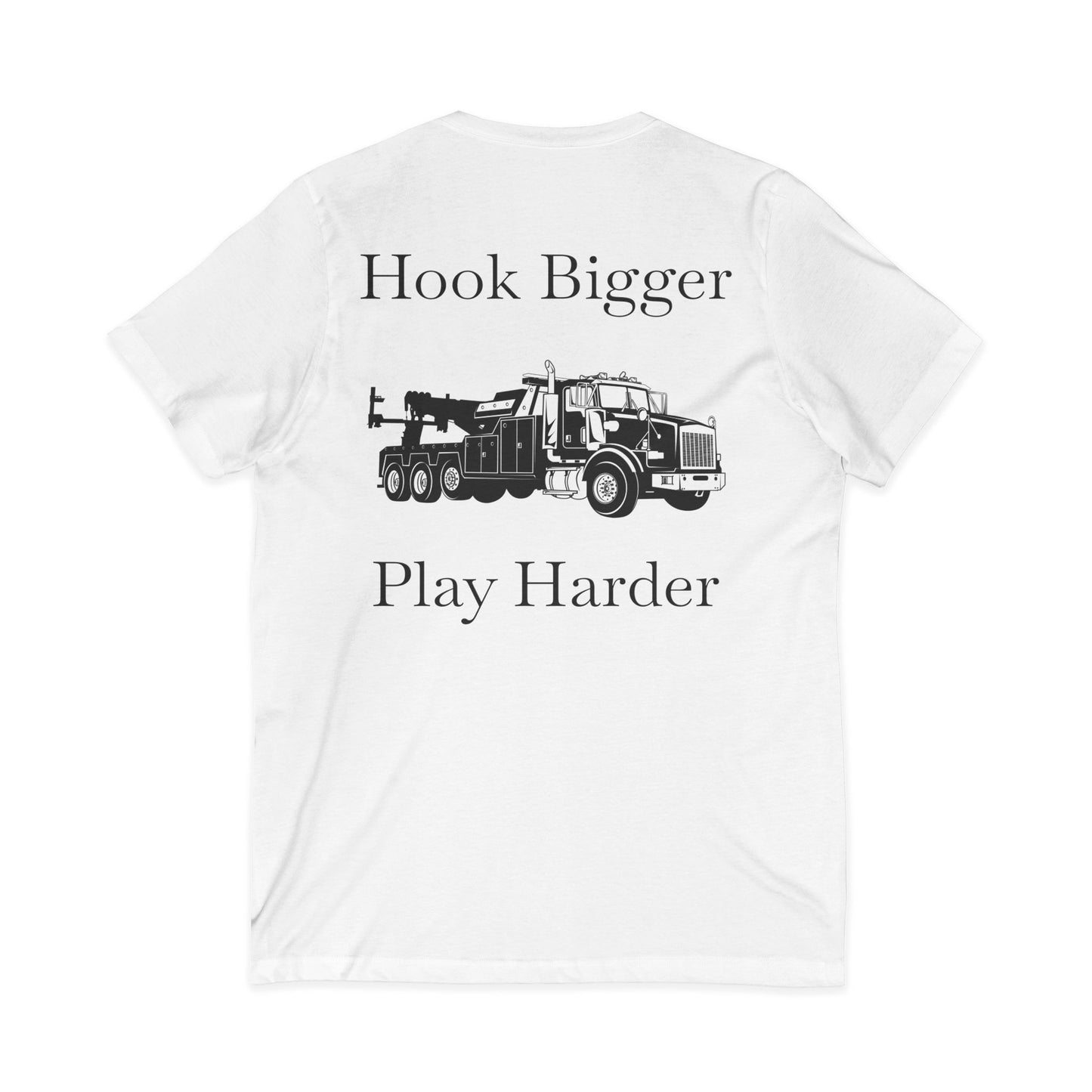 Hook Bigger Unisex Short Sleeve V-Neck Tee