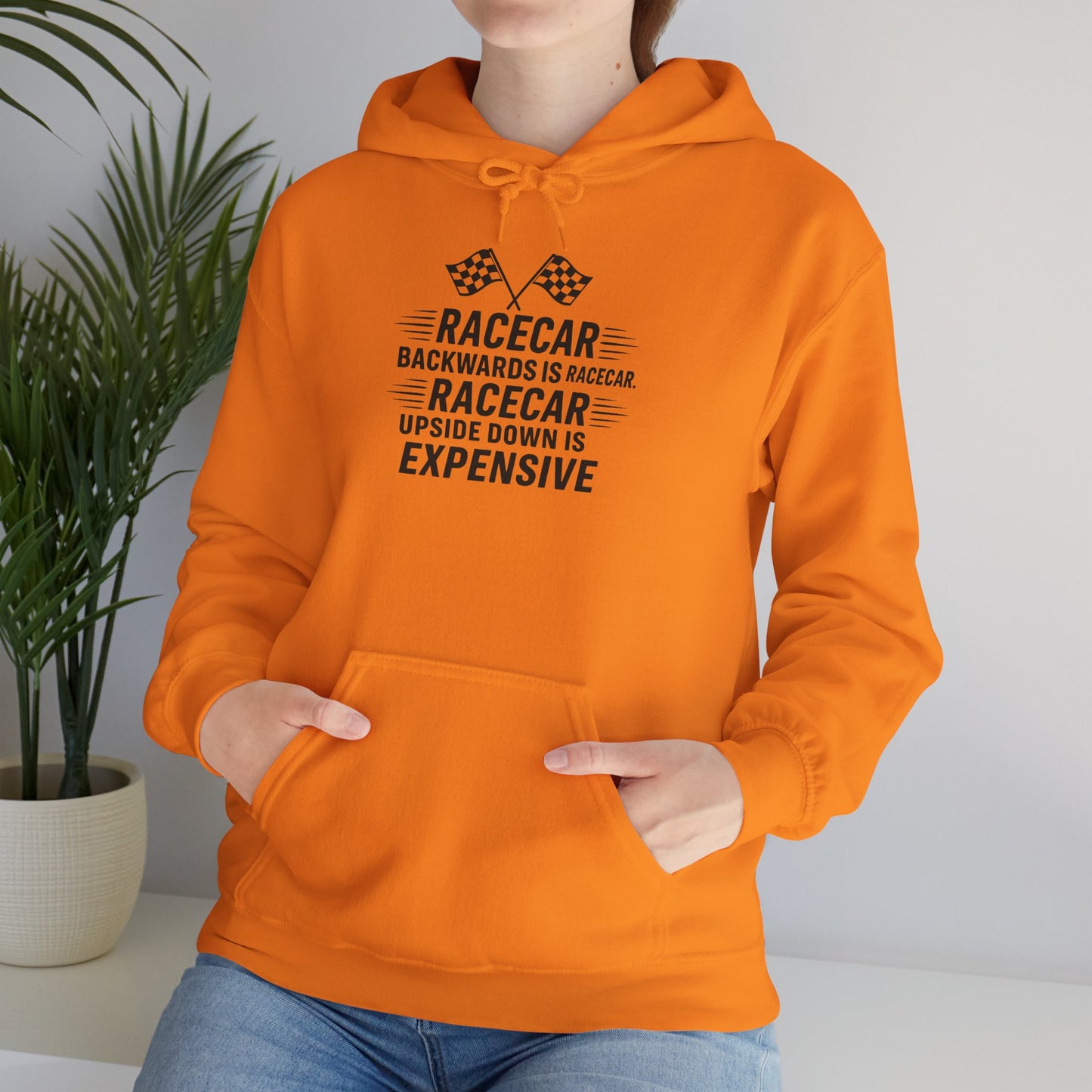 Racecar Backwards Unisex Hoodie