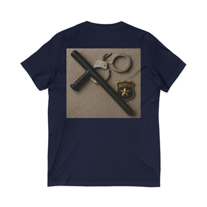 Law Enforcement Appreciation Unisex Short Sleeve V-Neck Tee