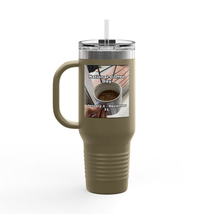 National Coffee Day Insulated Travel Mug