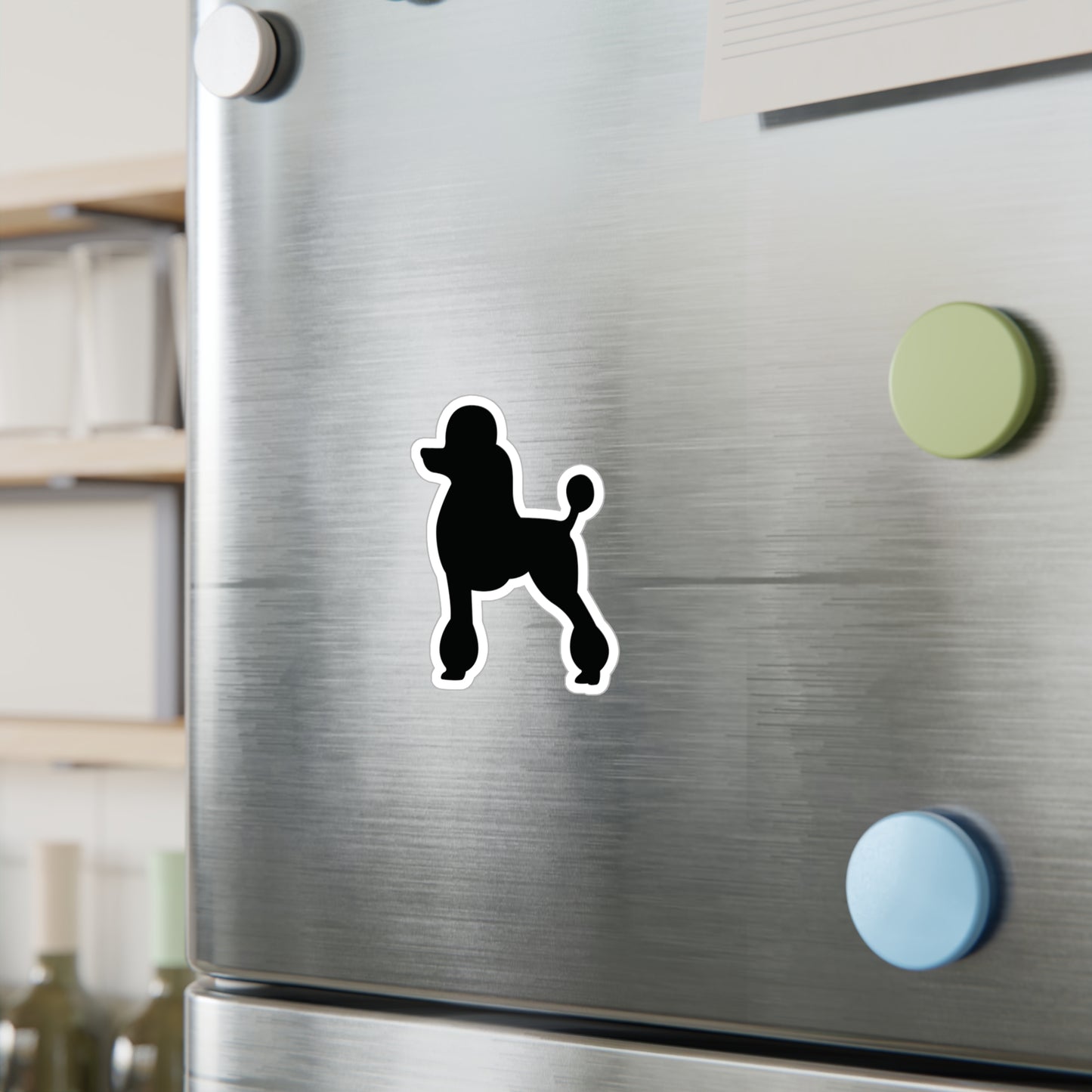 Poodle Silhouette Vinyl Decal