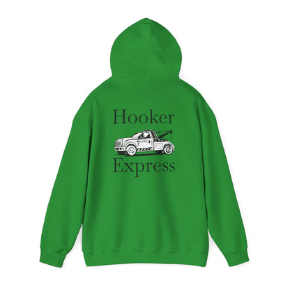 H**ker Express Wheel Lift Tow Truck Unisex Hoodie
