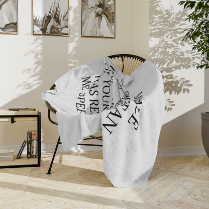 Speechless Velveteen Microfiber Blanket