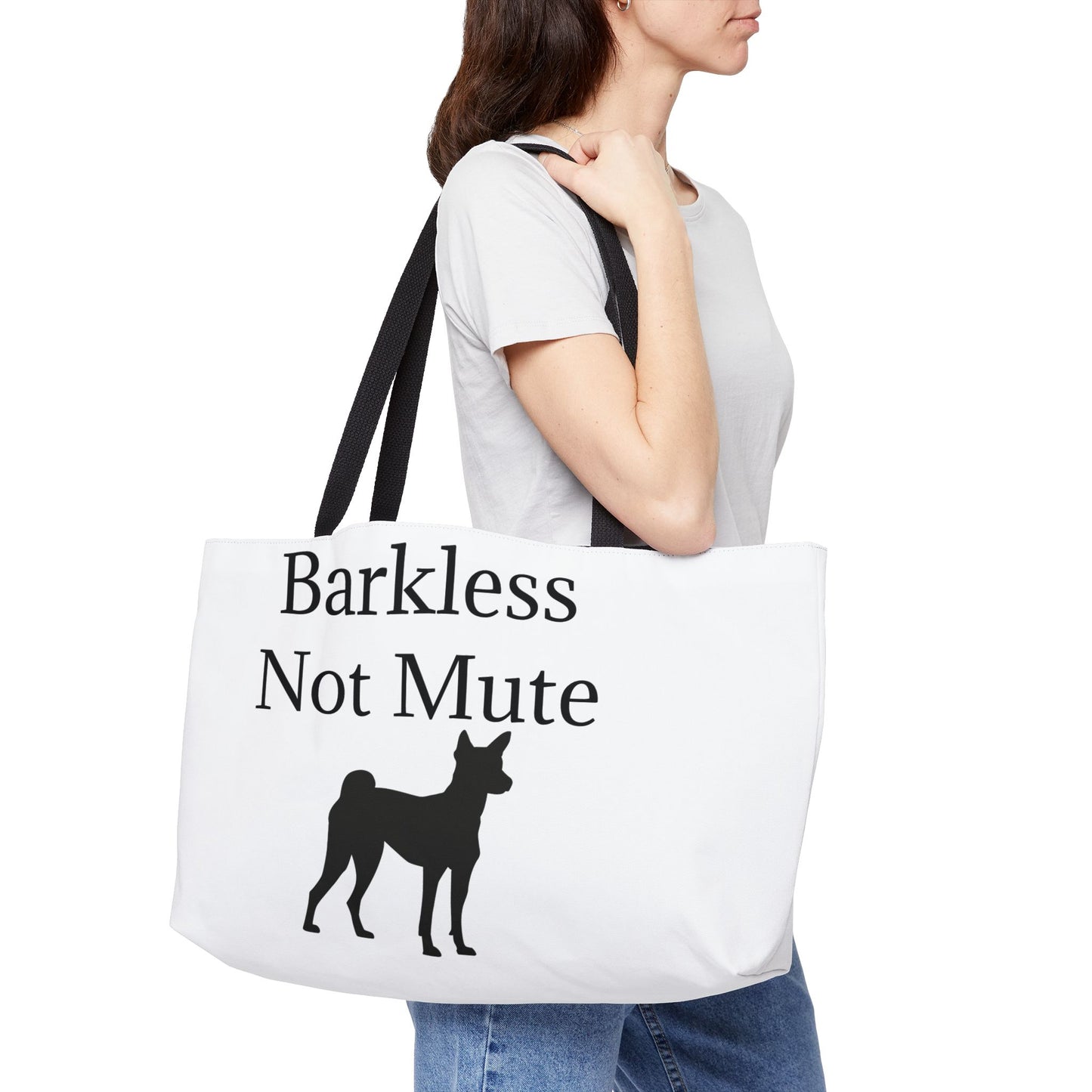 Barkless Not Mute Weekender Tote Bag