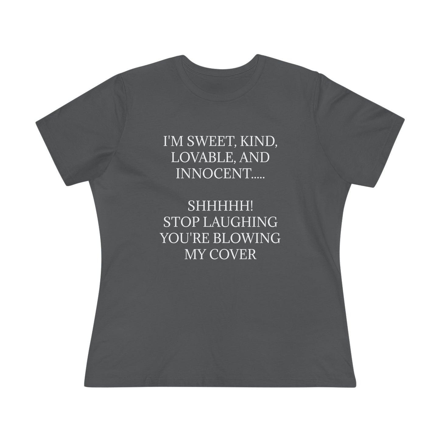 Blowing My Cover Women's Short Sleeve Crewneck Tee