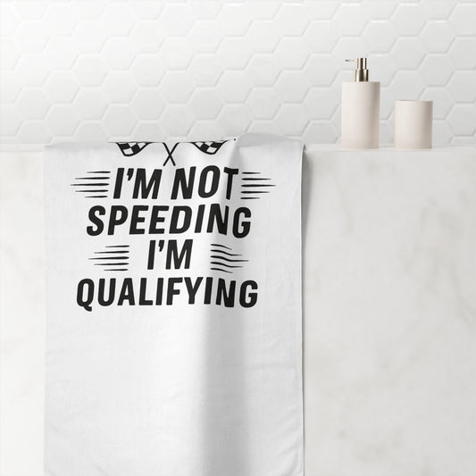 I'm Qualifying Mink-Cotton  Beach Towel