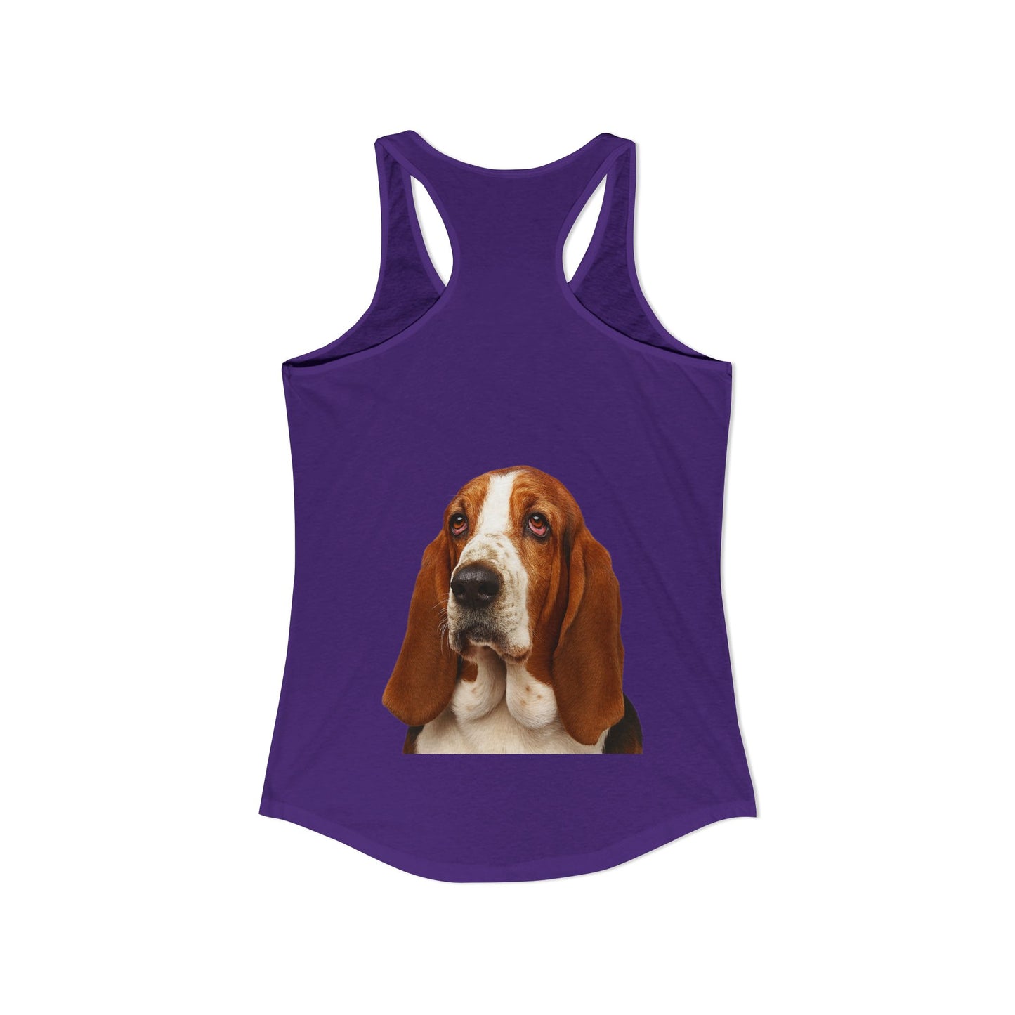 Basset Head Women's Racerback Tank