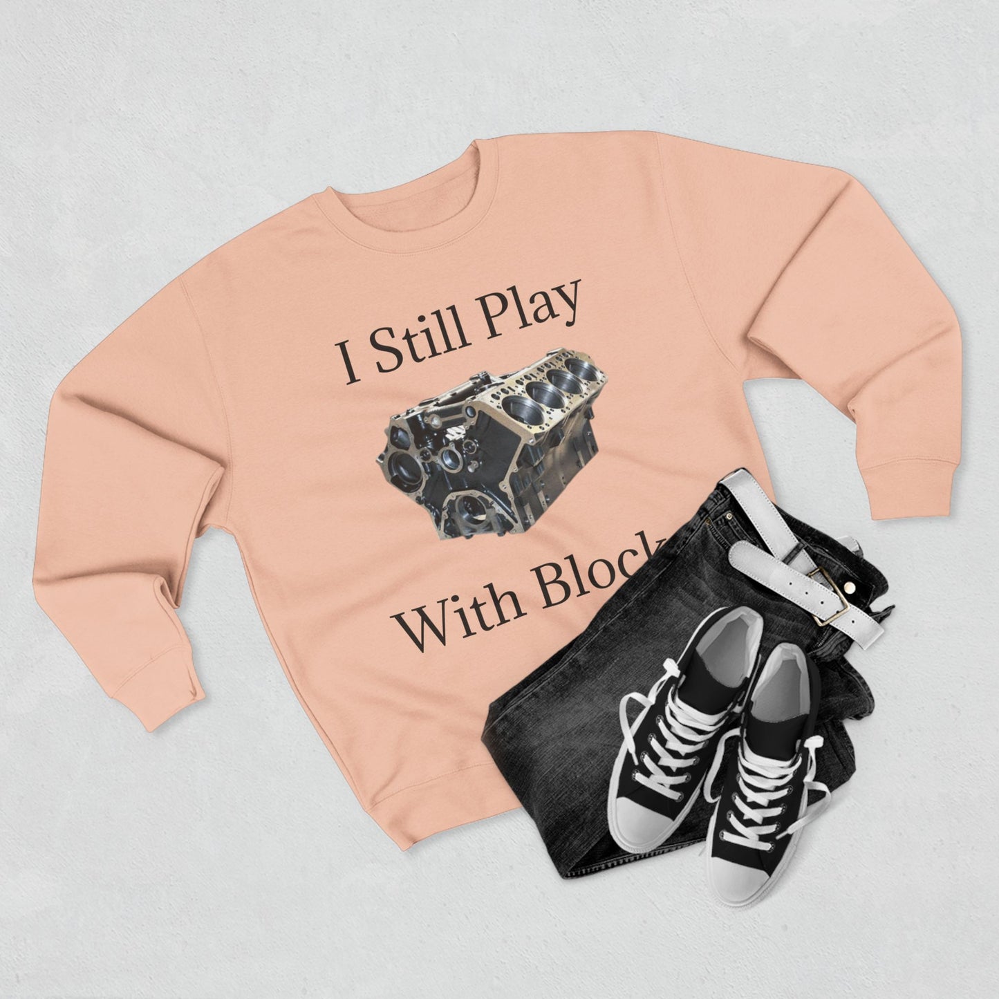 Play With Blocks Unisex Crewneck Sweatshirt