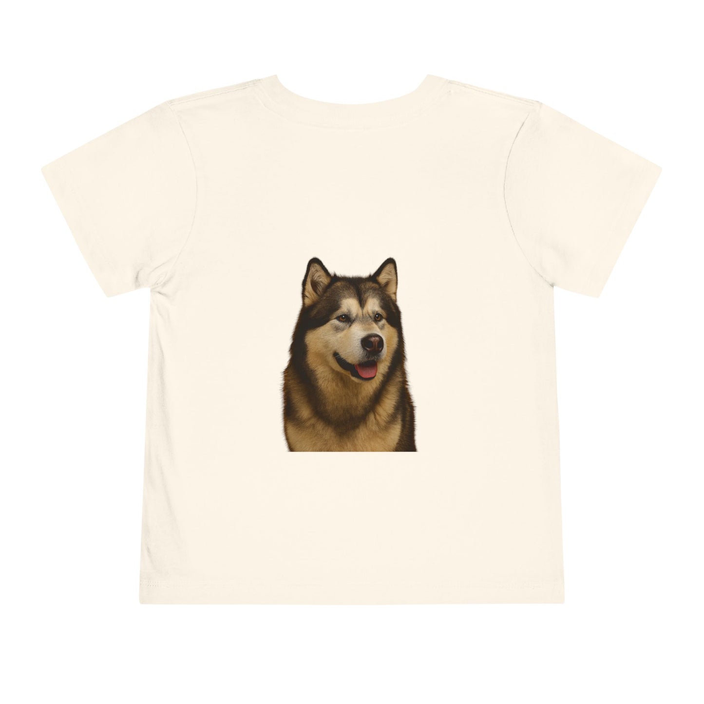 Malamute Head Toddler Unisex Short Sleeve Crewneck Tee