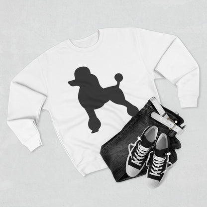Poodle Silhouette Unisex Crewneck Sweatshirt