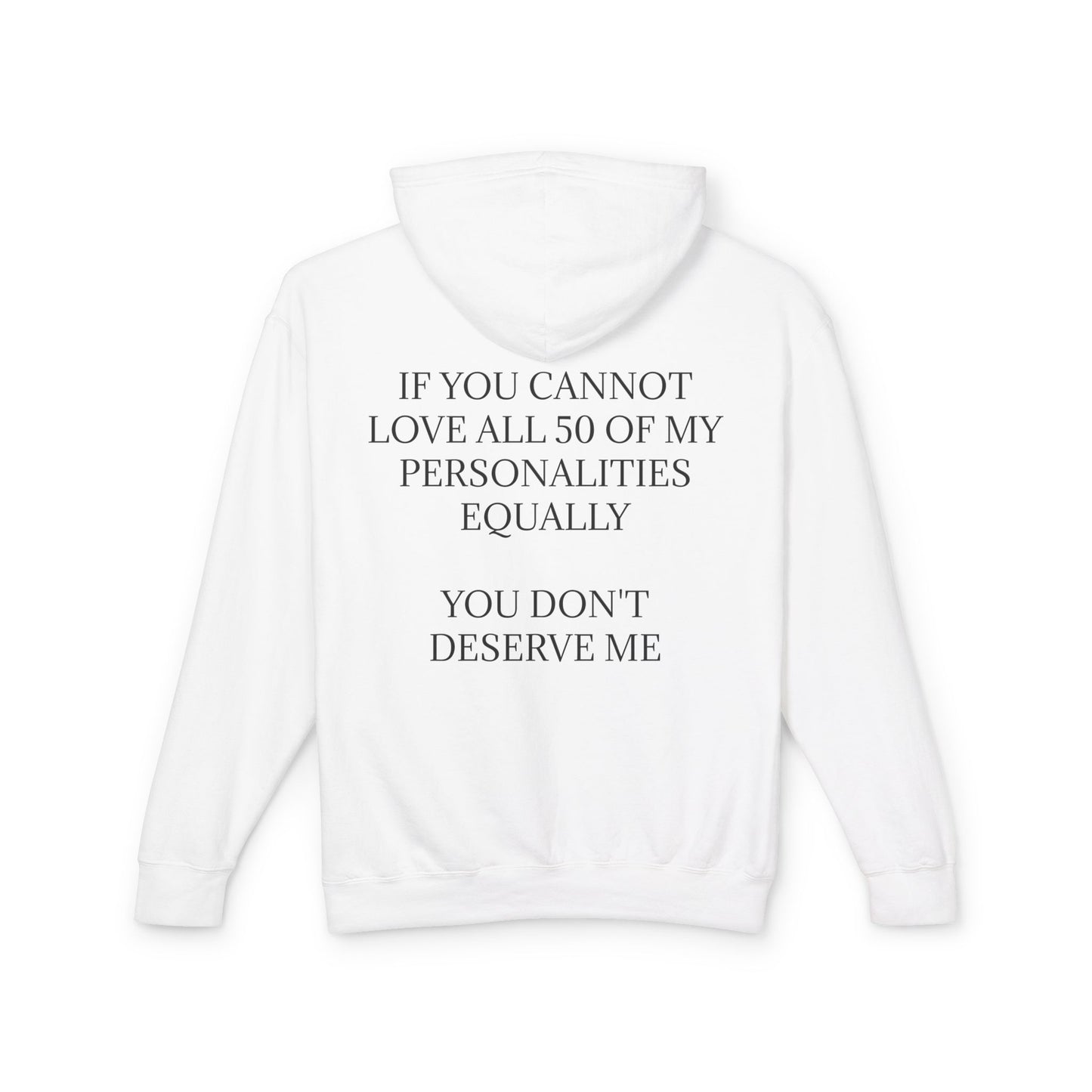 50 Personalities Unisex Lightweight Hoodie