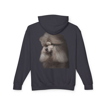 Poodle Head Unisex Lightweight Hoodie