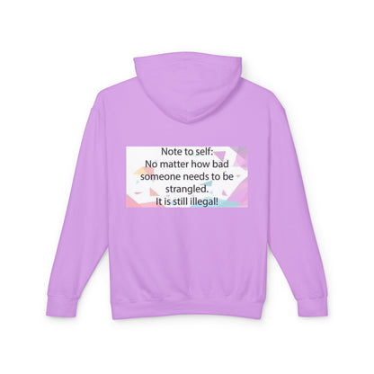 Note to Self Unisex Lightweight Hoodie