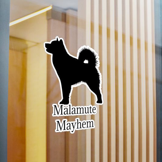 Malamute Mayhem Vinyl Decal