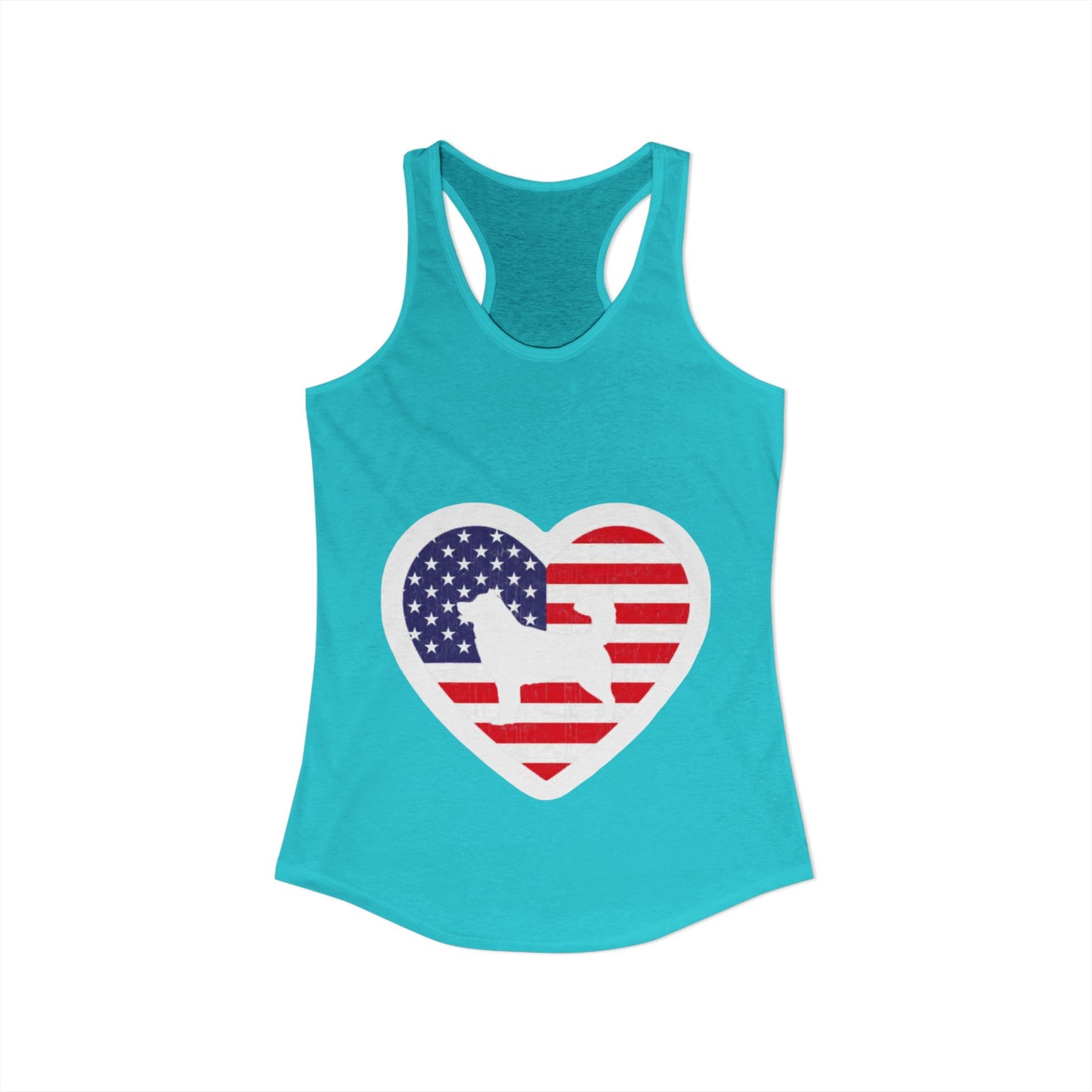 Malamute Flag Women's Racerback Tank
